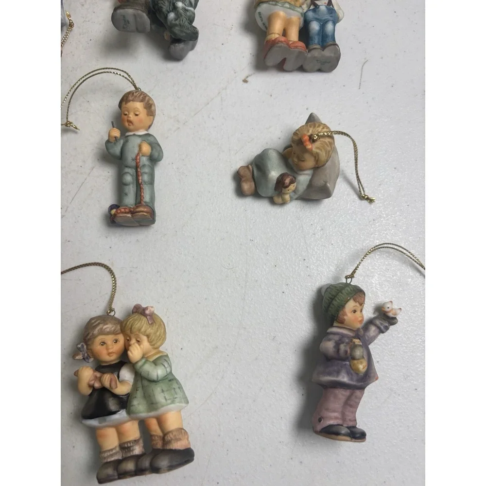 Berta Hummel Christmas Ornaments Figurines Goebel Set Of 14 1990's